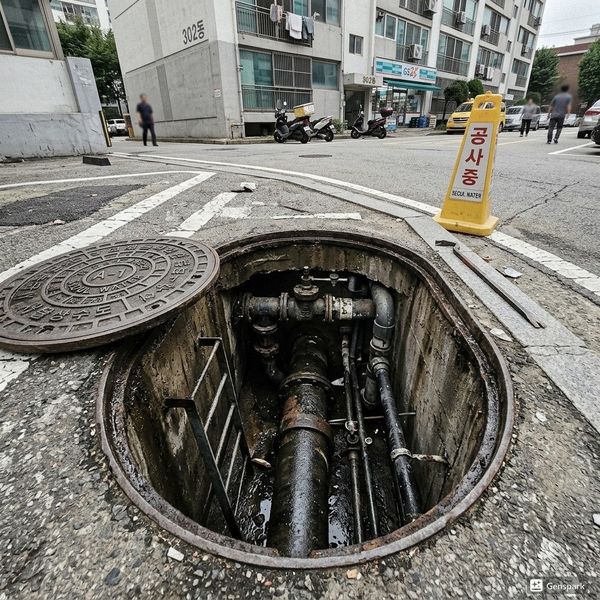안산 변기막힘 고압세척 작업 - 제우스시설관리