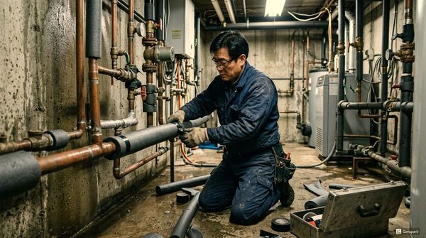 안성 배관누수 고압세척 작업 - 제우스시설관리