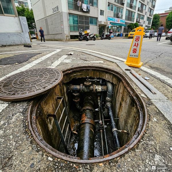 안성 오수관막힘 전문 장비 작업 - 제우스시설관리