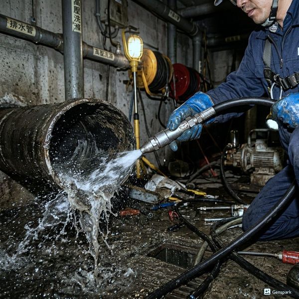 부평구 하수관세척 고압세척 작업 - 제우스시설관리