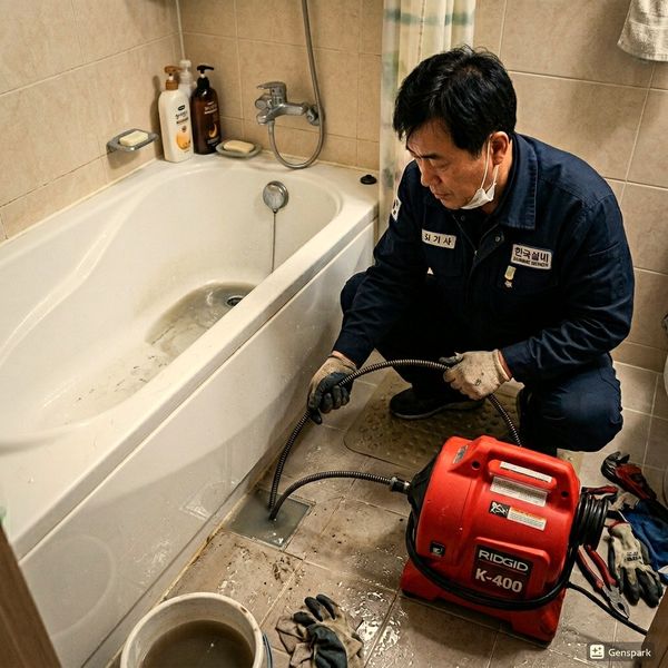 동탄 배관청소 전문 해결 현장 - 제우스시설관리