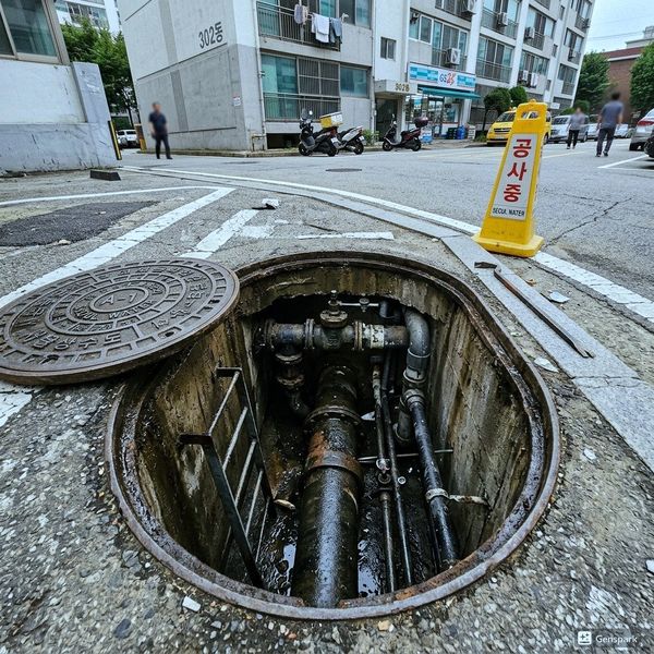 동탄 배관교체 전문 장비 작업 - 제우스시설관리