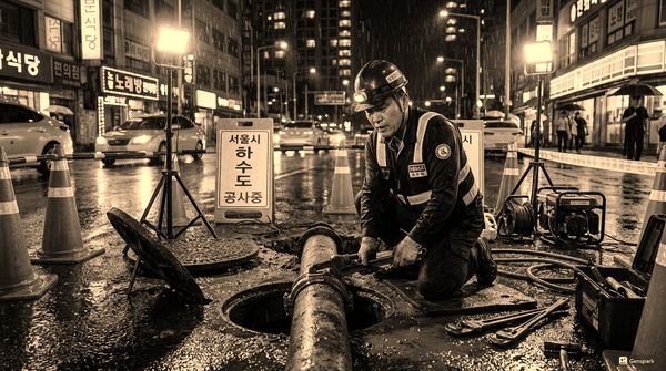 동탄 배관누수 전문 장비 작업 - 제우스시설관리