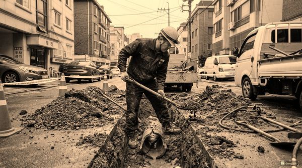 동탄 하수구냄새 고압세척 작업 - 제우스시설관리