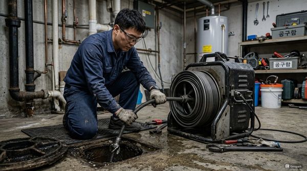 동탄 정화조청소 고압세척 작업 - 제우스시설관리