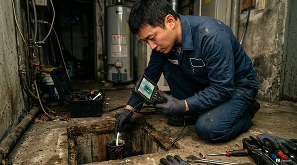 동탄 싱크대막힘 고압세척 작업 - 제우스시설관리