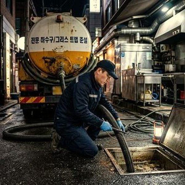 과천 배수구막힘 전문 해결 현장 - 제우스시설관리
