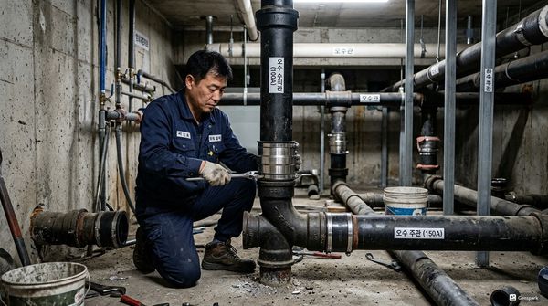 광주 배관역류 전문 장비 작업 - 제우스시설관리