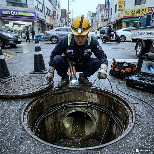 광주 하수구냄새 전문 장비 작업 - 제우스시설관리