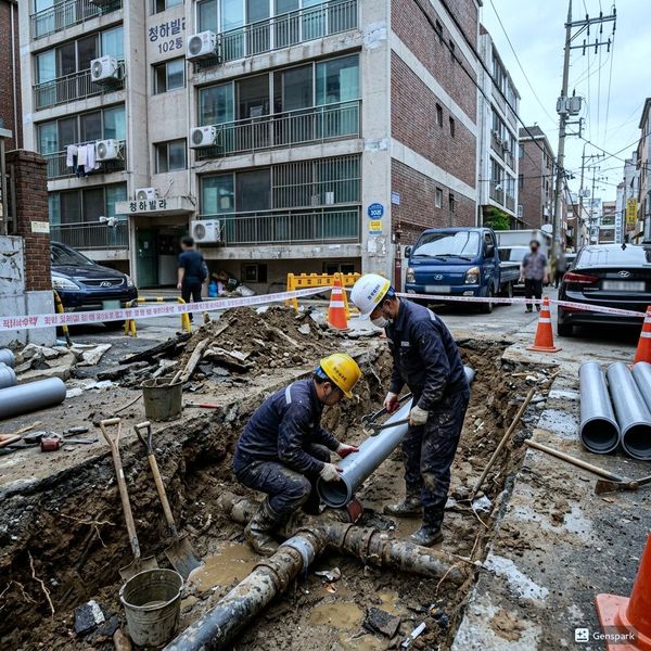 광주 우수관막힘 전문 장비 작업 - 제우스시설관리