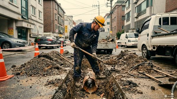 계양구 하수도공사 고압세척 작업 - 제우스시설관리