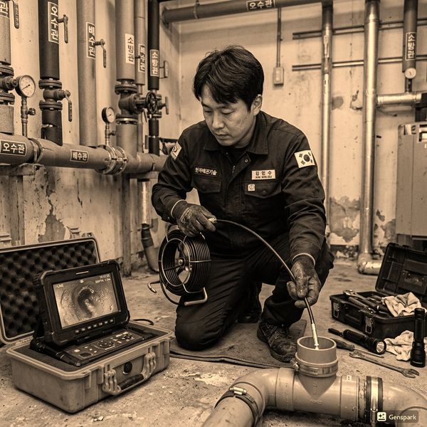 계양구 오수관막힘 전문 해결 현장 - 제우스시설관리