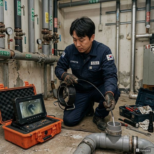 계양구 오수관막힘 전문 장비 작업 - 제우스시설관리