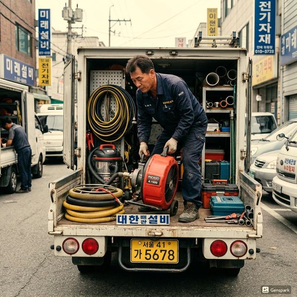 남동구 하수구막힘 전문 해결 현장 - 제우스시설관리