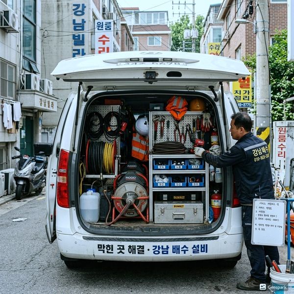 남동구 우수관막힘 전문 해결 현장 - 제우스시설관리
