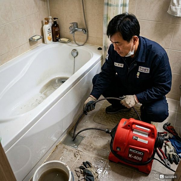 포천 배관청소 전문 장비 작업 - 제우스시설관리