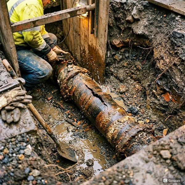 포천 배수구막힘 고압세척 작업 - 제우스시설관리