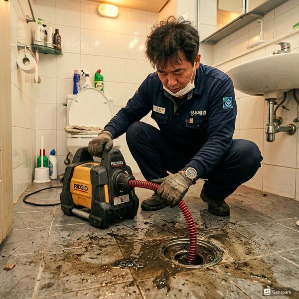 포천 하수관세척 고압세척 작업 - 제우스시설관리