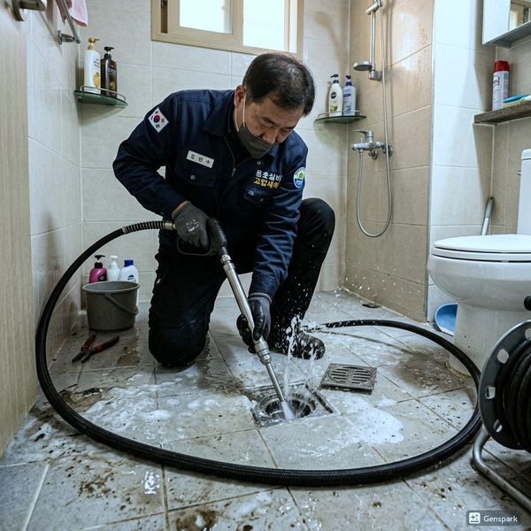 포천 화장실막힘 전문 해결 현장 - 제우스시설관리