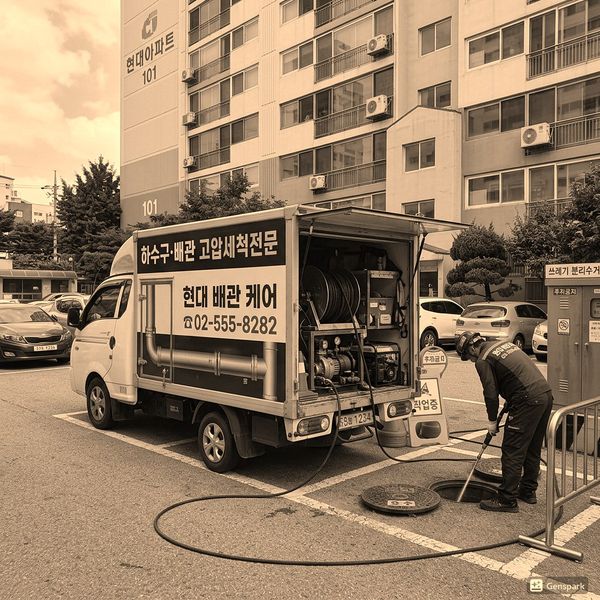 포천 싱크대막힘 전문 장비 작업 - 제우스시설관리