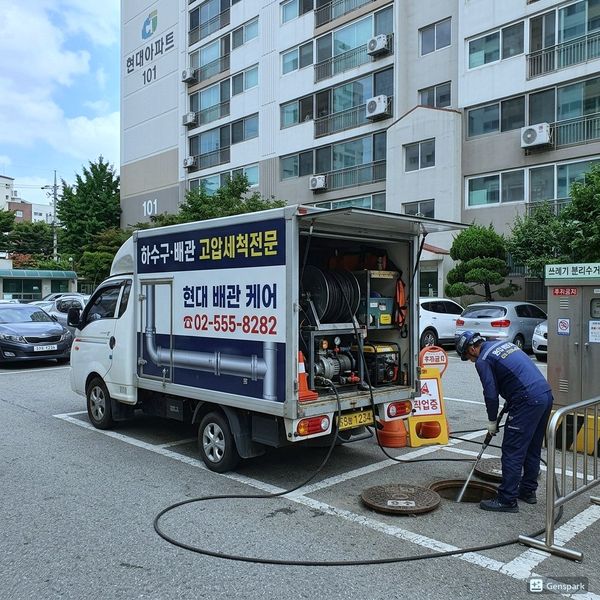 서초구 배관청소 전문 해결 현장 - 제우스시설관리