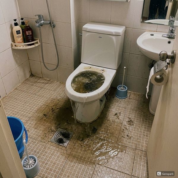 양평 배관역류 고압세척 작업 - 제우스시설관리