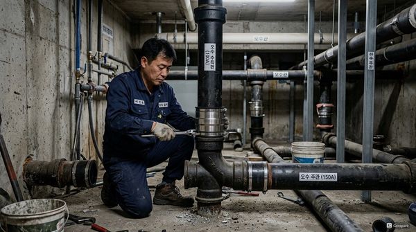 여주 그리스트랩청소 전문 해결 현장 - 제우스시설관리