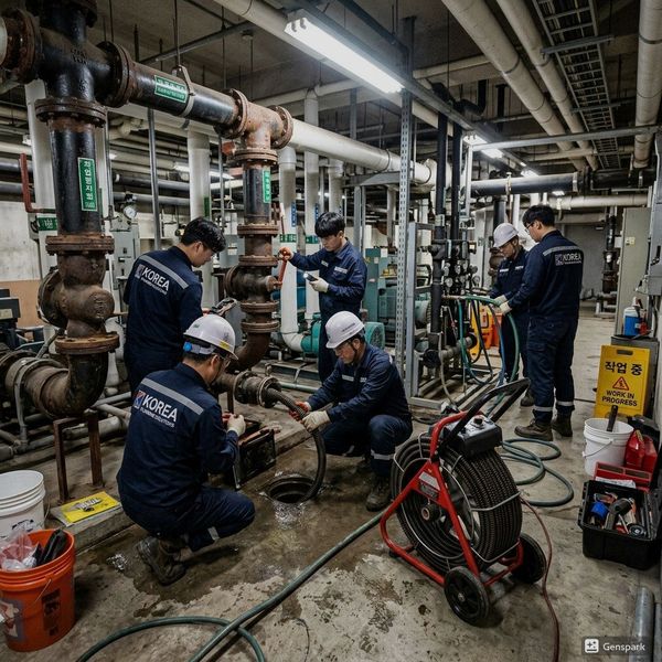 여주 하수관세척 전문 해결 현장 - 제우스시설관리