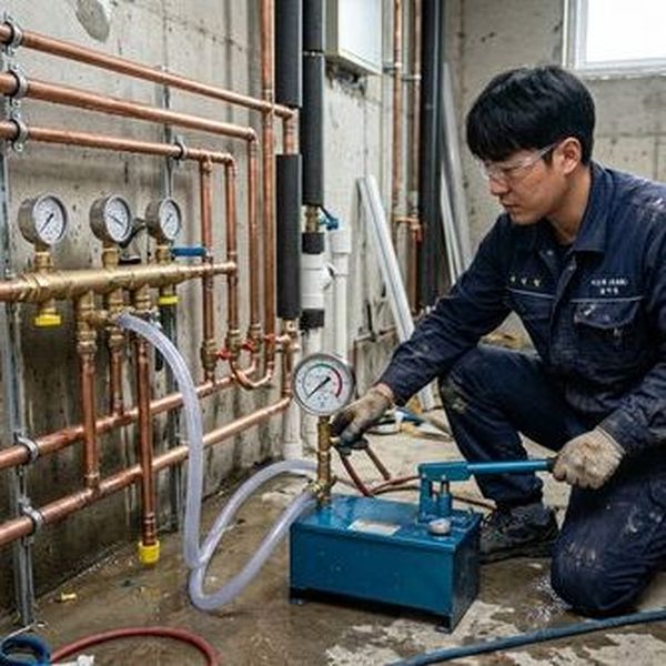 아파트 지하주차장 배수 문제 원인과 해결법 현장사진 1