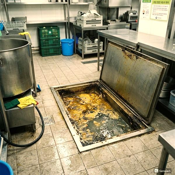 아파트 하수구 역류 원인과 대처법 - 층간 문제 해결 - 작업 현장