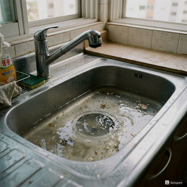 하수구 악취 제거의 핵심 - 봉수 트랩의 원리와 관리 현장사진 1