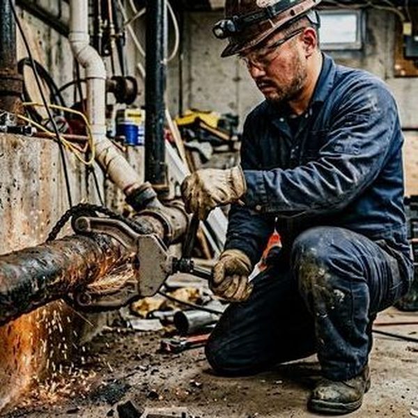 전기 온돌(온수 난방) 배관 누수 진단과 수리 현장사진 1