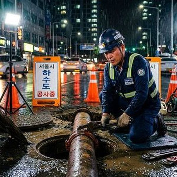 전기 온돌(온수 난방) 배관 누수 진단과 수리 현장사진 2