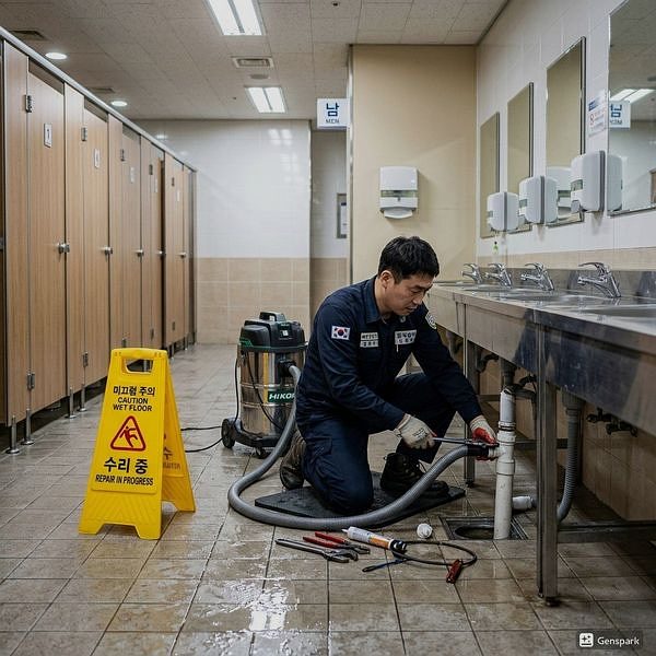 옥상 방수와 배수관 관리 - 누수 예방 필수 점검 - 시공 완료