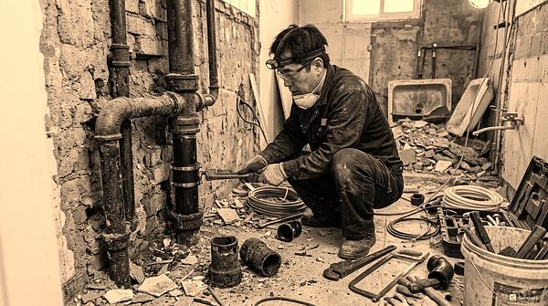 오래된 집 배관 교체 시기와 비용 가이드 - 시공 완료