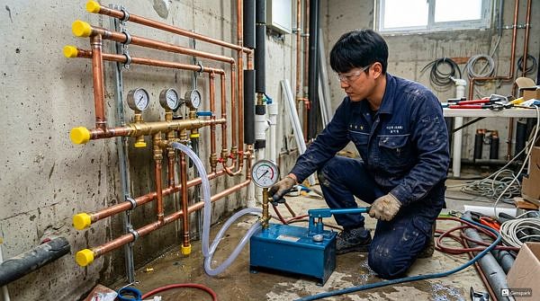 상업건물 배관 정기점검의 중요성과 점검 항목 - 시공 완료