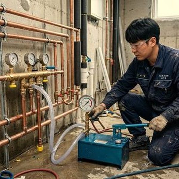 신축 아파트 입주 전 배관 체크