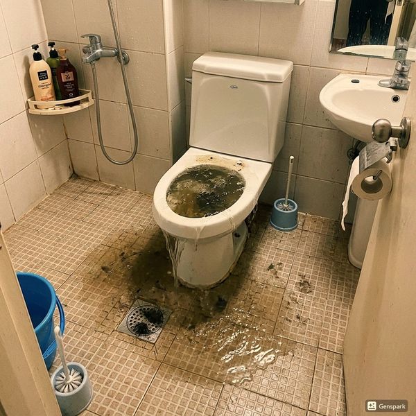 전문 장비로 작업하는 모습