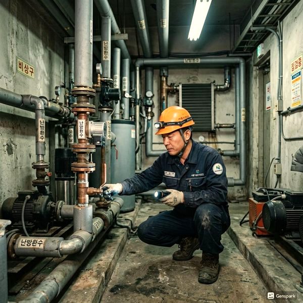 음식점 그리스트랩 청소 주기와 관리법 완벽 가이드 - 작업 현장