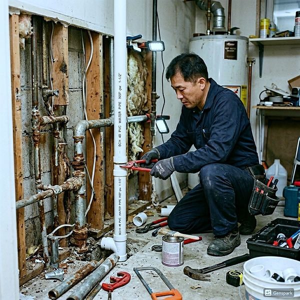 음식점 그리스트랩 청소 주기와 관리법 완벽 가이드 - 시공 완료