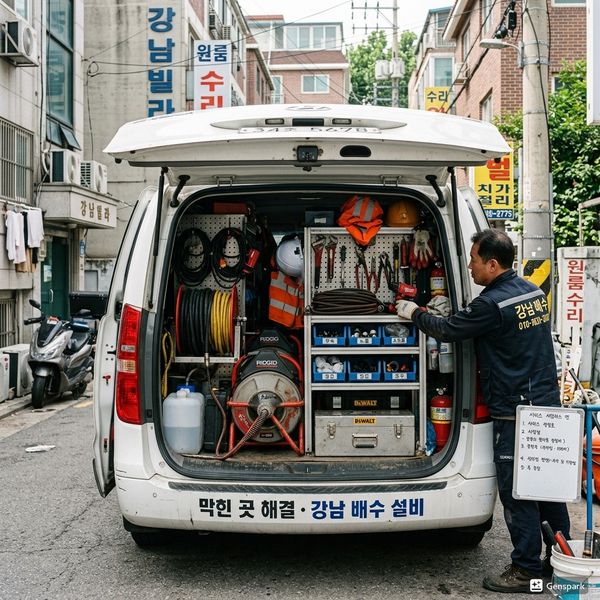 율현동 싱크대 막힘 해결 완료 후