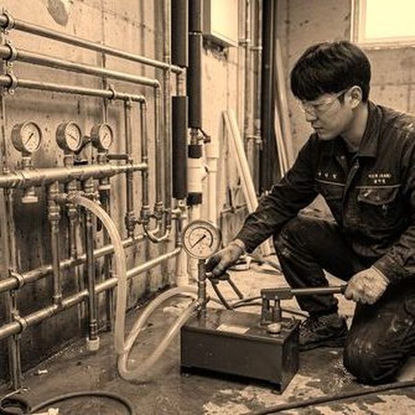 도곡동 싱크대 막힘 현장 작업 사진
