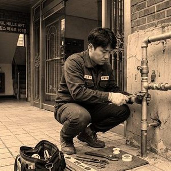길동 싱크대 막힘 현장 작업 사진